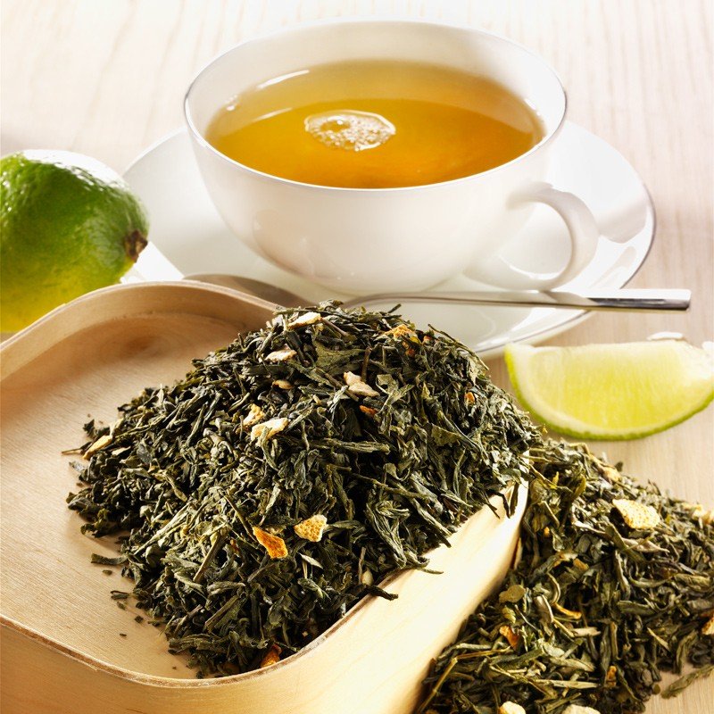 Rauf Tee aromatisierter grüner Tee Sencha Lemon von Rauf Tee GmbH & Co. KG