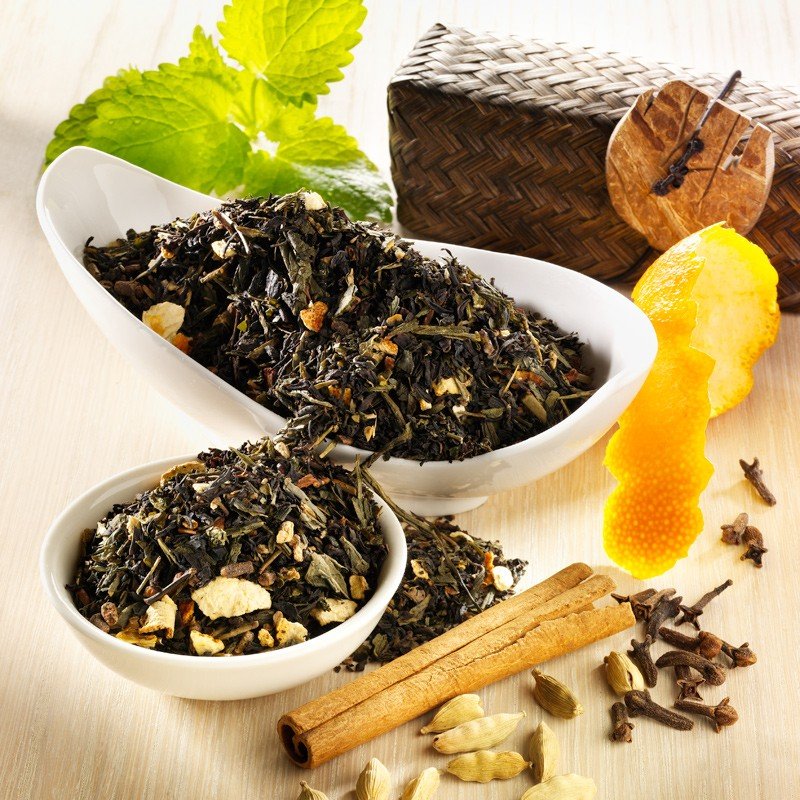 Rauf Tee aromatisierter grüner Tee Kashmiri von Rauf Tee GmbH & Co. KG