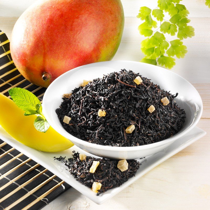 Rauf Tee aromatisierter schwarzer Tee Mango von Rauf Tee GmbH & Co. KG
