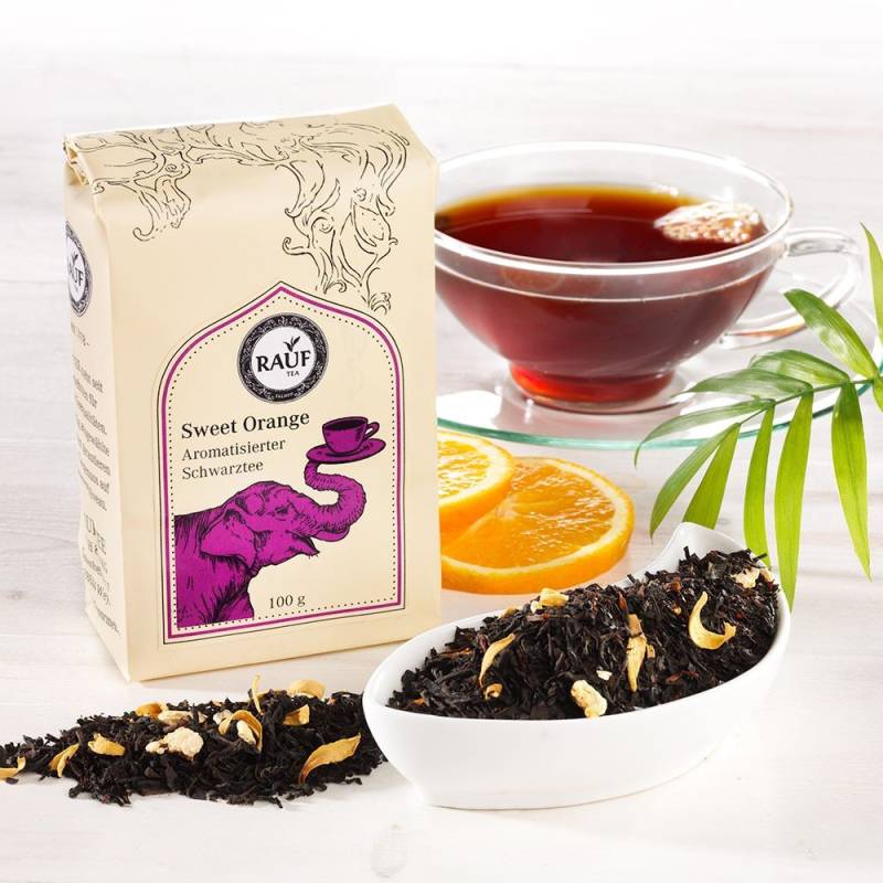 Rauf Tee aromatisierter Schwarztee Sweet Orange von Rauf Tee