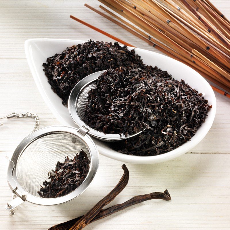 Rauf Tee aromatisierter schwarzer Tee Vanille von Rauf Tee GmbH & Co. KG