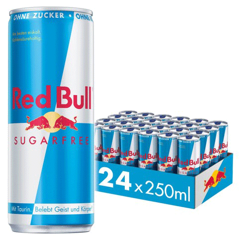 Red Bull Energy Drink Sugarfree 24x250ml Red Bull Energy Drink Sugarfree 24x250ml