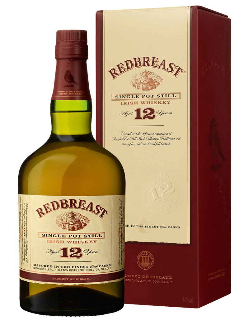 Redbreast Whiskey 12 Jahre 40% 0,7L Redbreast Whiskey 12 Jahre 40% 0,7L
