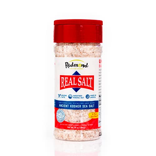 REDMOND Real Salt KOSHER Salz, 283g Salzstreuer - natürliches Speisesalz mit etwas größerer Körnung aus einem alten Ur-Meer in Utah, reich an Mineralien REDMOND Real Salt KOSHER Salz, 283g Salzstreuer - natürliches Speisesalz mit etwas größerer Körnung aus einem alten Ur-Meer in Utah, reich an Mineralien von Redmond