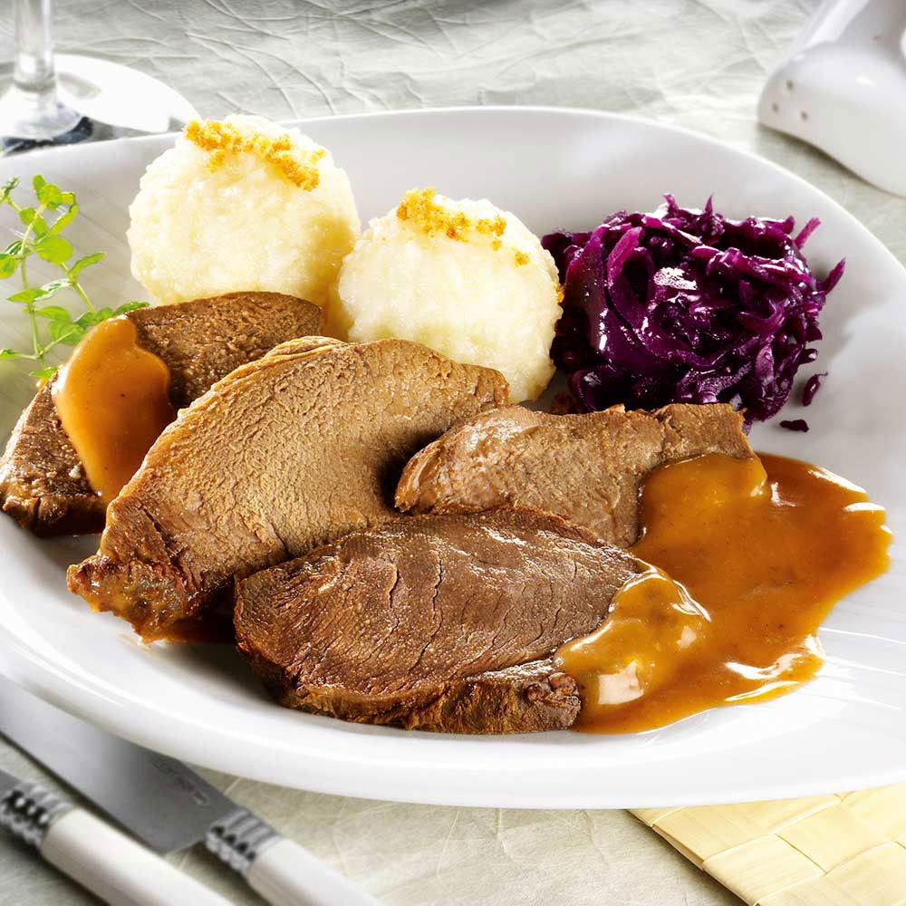 Rehbraten in Sahnesauce von Englert