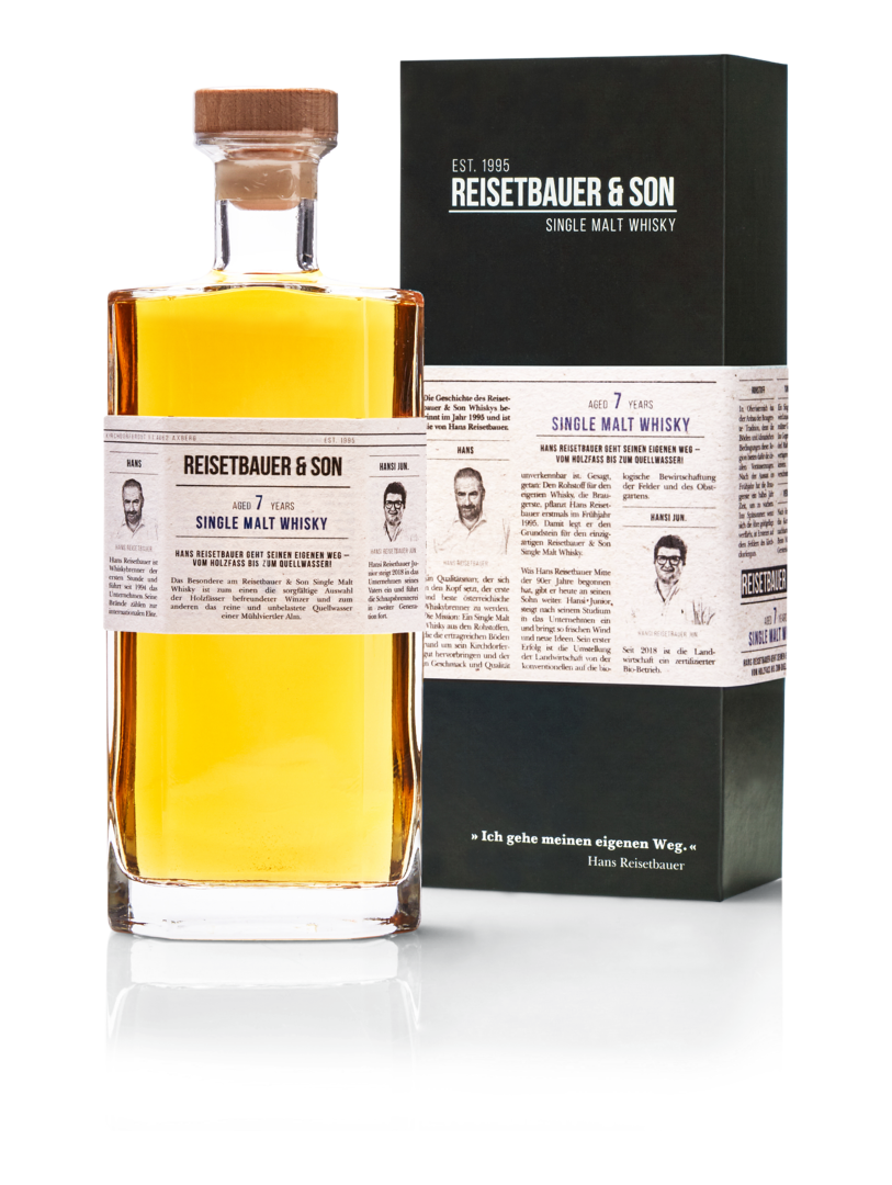 Reisetbauer & Son Single Malt Whisky 7years von Reisetbauer Qualitätsbrand