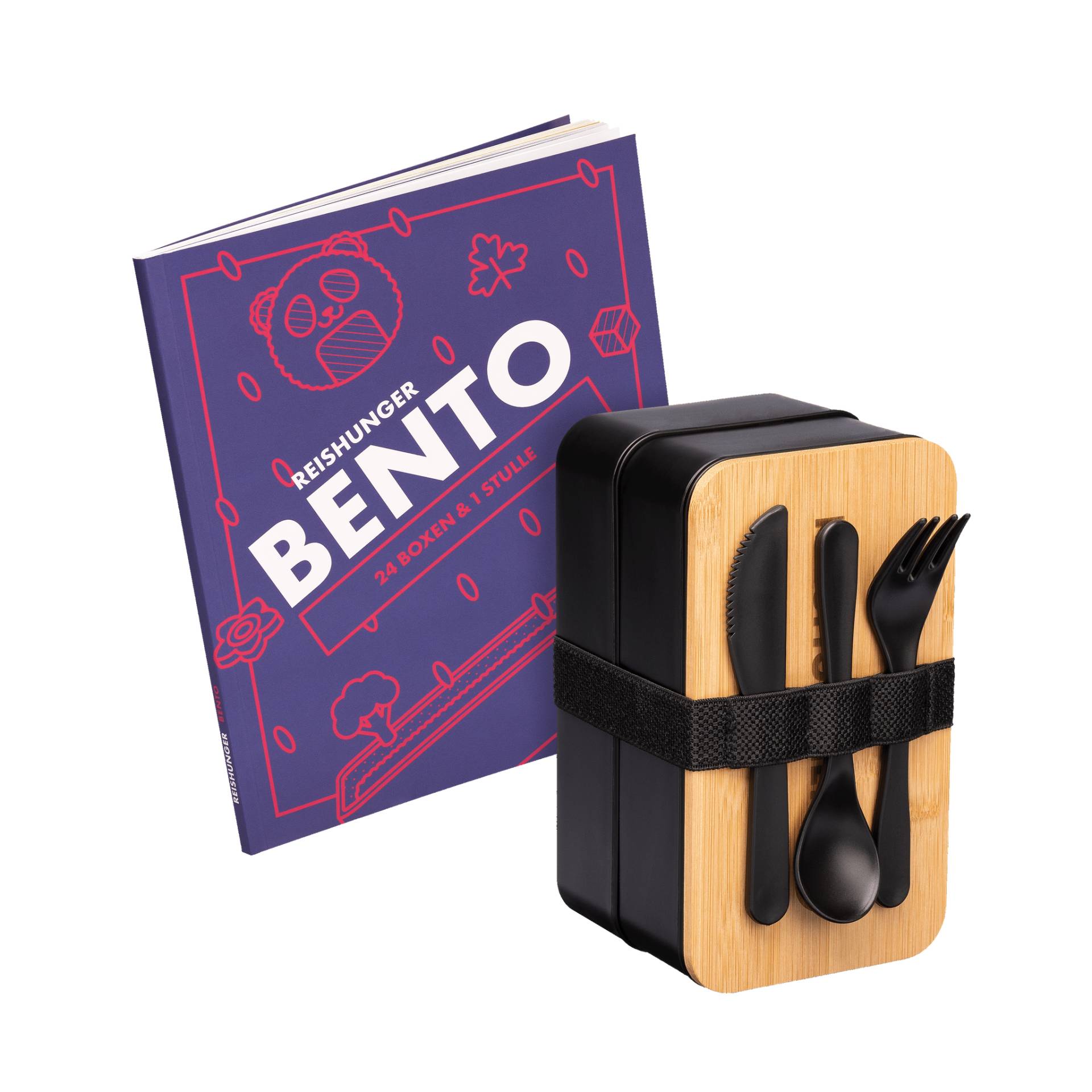 Reishunger Bento Box Black Starter Set Reishunger Bento Box Black Starter Set