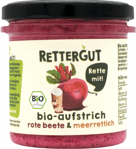Rettergut Bio Brotaufstrich Rote Beete & Meerrettich 135G Rettergut Bio Brotaufstrich Rote Beete & Meerrettich 135G