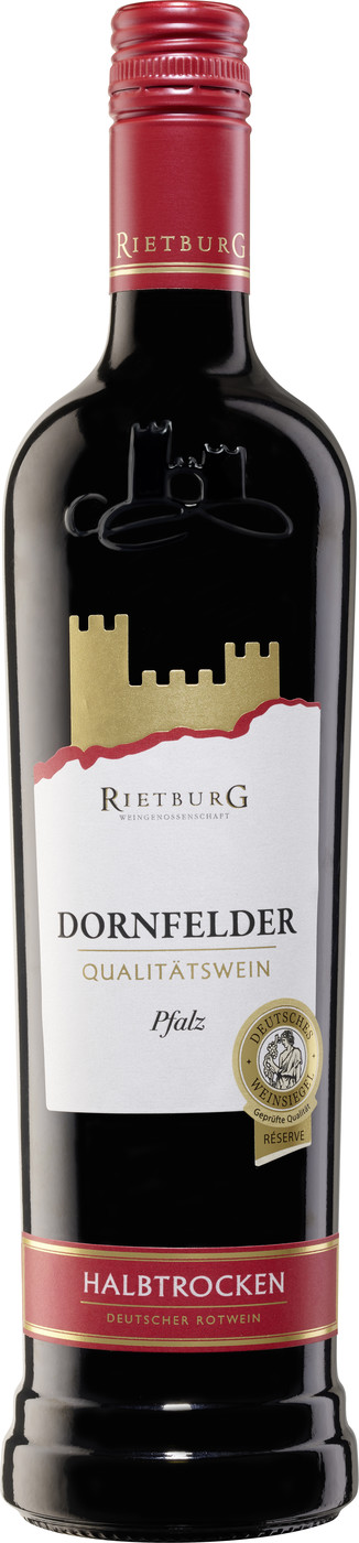 Rietburg Dornfelder halbtrocken 0,75L Rietburg Dornfelder halbtrocken 0,75L
