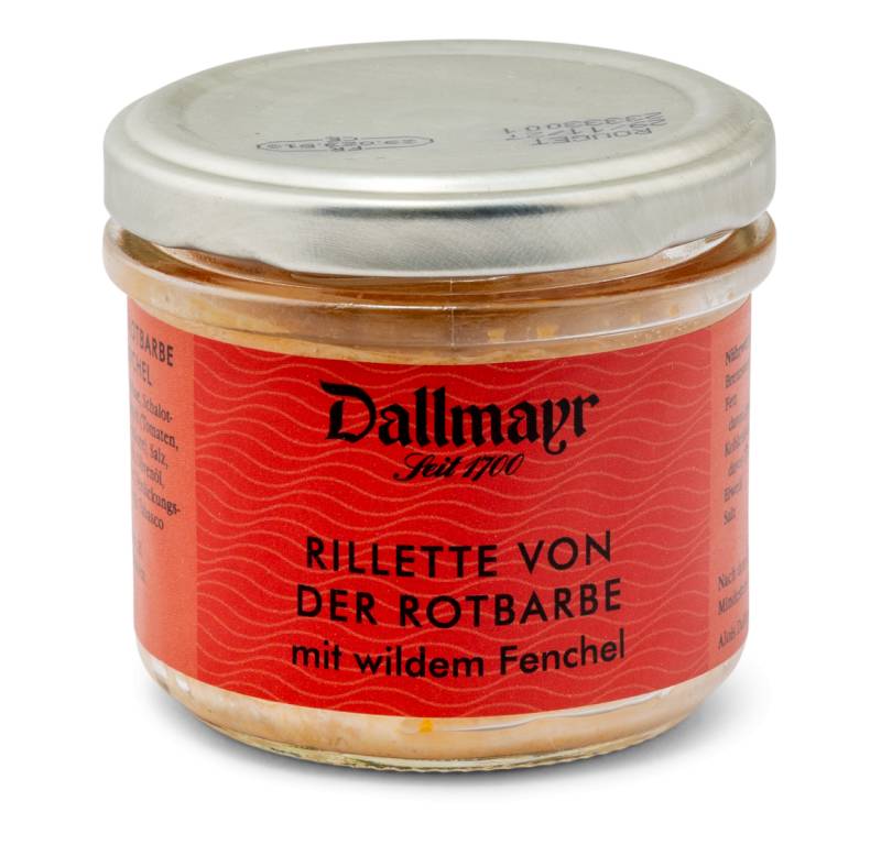 Rillette von der Rotbarbe mit wildem Fenchel von Alois Dallmayr KG