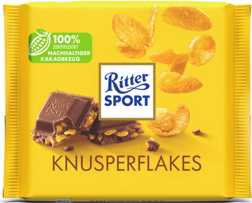 Ritter Sport Knusperflakes 100G Ritter Sport Knusperflakes 100G
