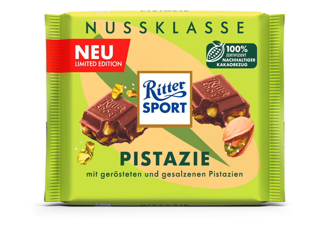 Ritter Sport Nussklasse Pistazie 100G Ritter Sport Nussklasse Pistazie 100G