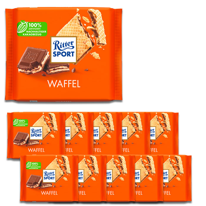 Ritter Sport Waffel 10x100G Ritter Sport Waffel 10x100G