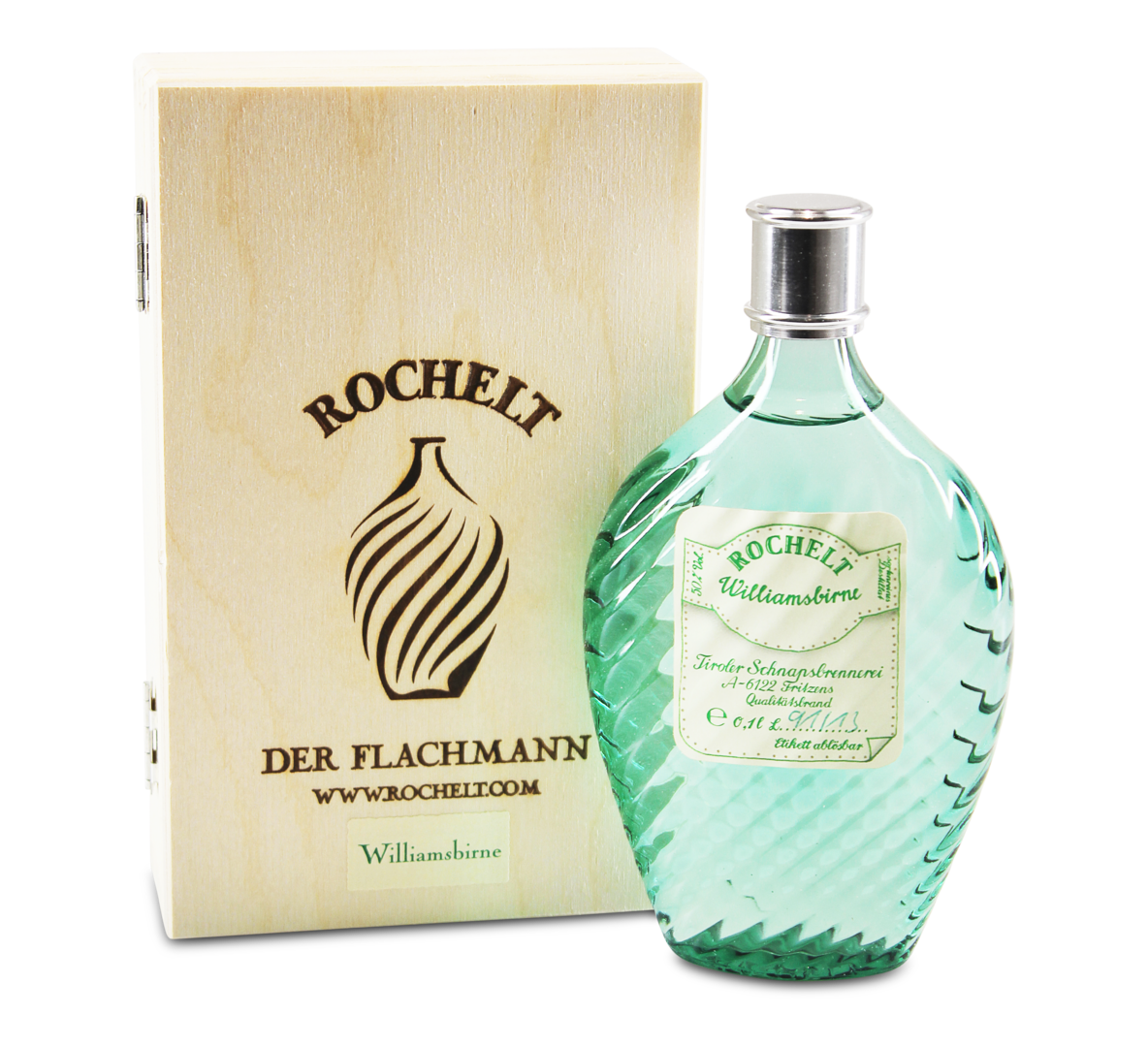Rochelt Williamsbirne Glasflachmann Rochelt Williamsbirne Glasflachmann von Brennerei Rochelt GmbH