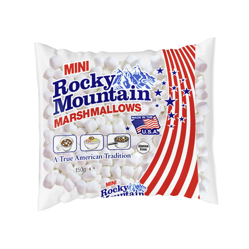 Rocky Mountain Mini Marshmallows 150G Rocky Mountain Mini Marshmallows 150G
