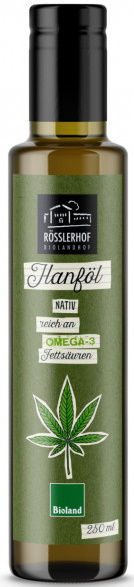 Rösslerhof Bio Hanf-Öl 250ML Rösslerhof Bio Hanf-Öl 250ML