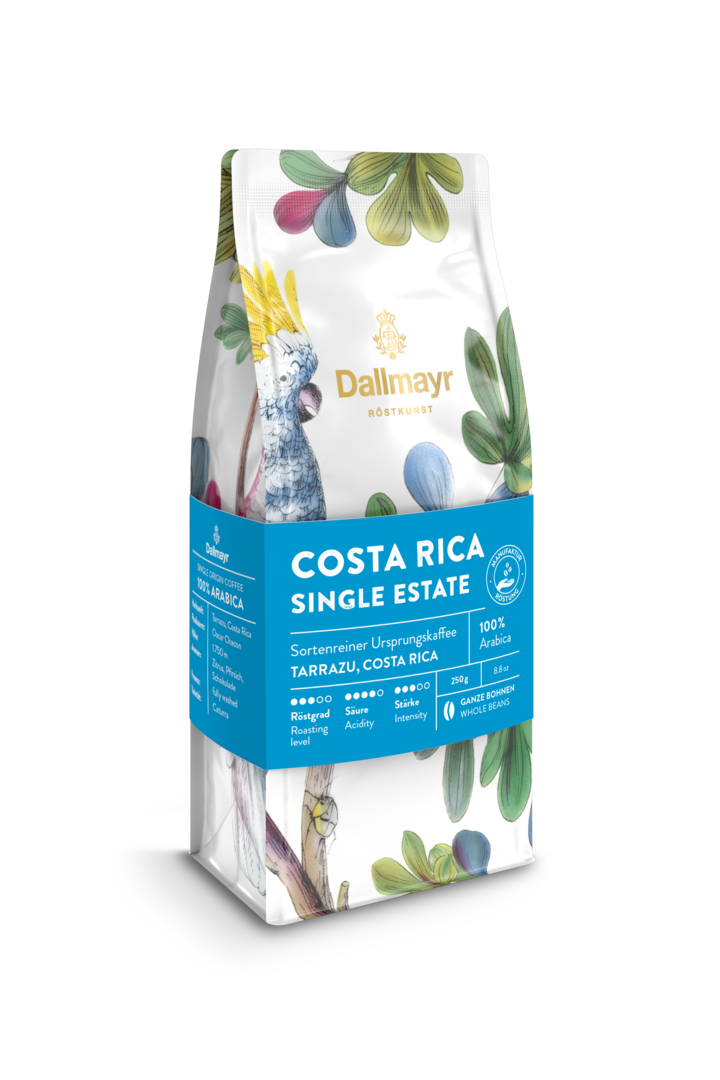 Röstkunst Costa Rica Single Estate 250g ganze Bohne von Alois Dallmayr Kaffee OHG