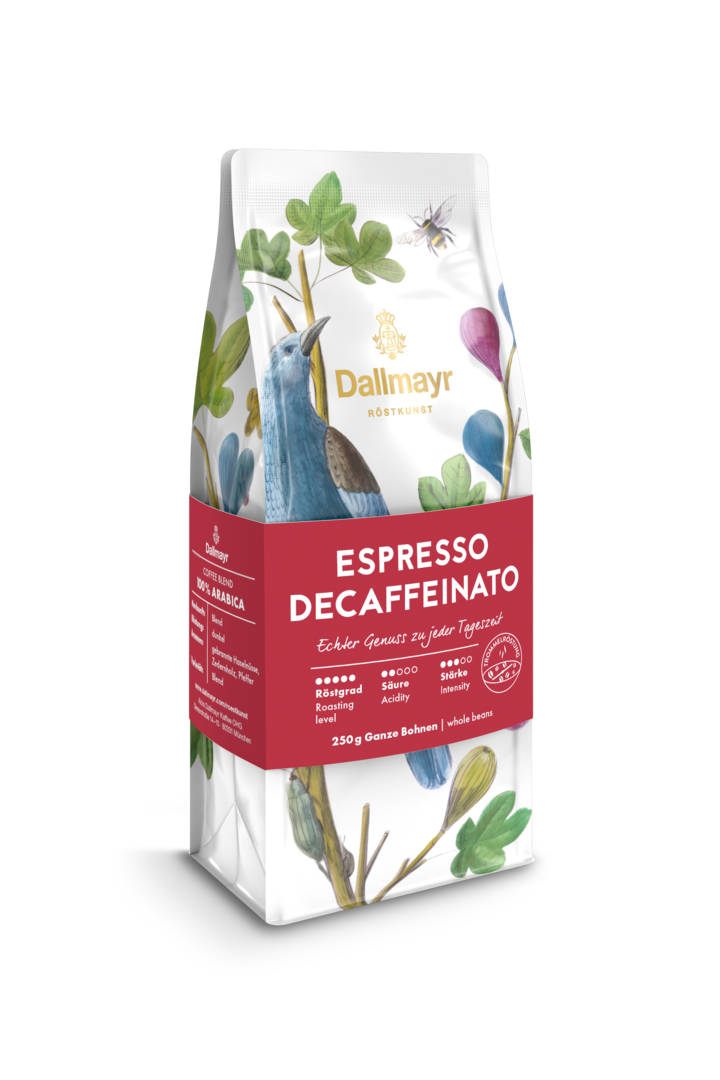 Röstkunst Espresso Decaffeinato 250g ganze Bohne von Alois Dallmayr Kaffee OHG