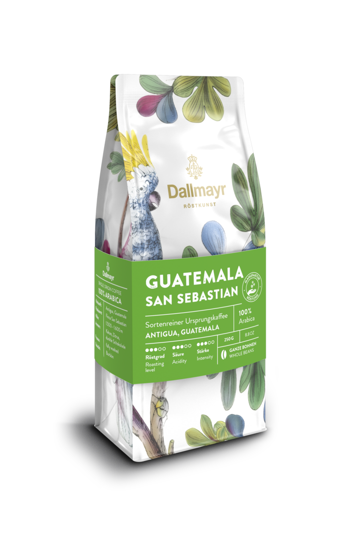 Röstkunst Guatemala San Sebastian 250g ganze Bohne von Alois Dallmayr Kaffee OHG