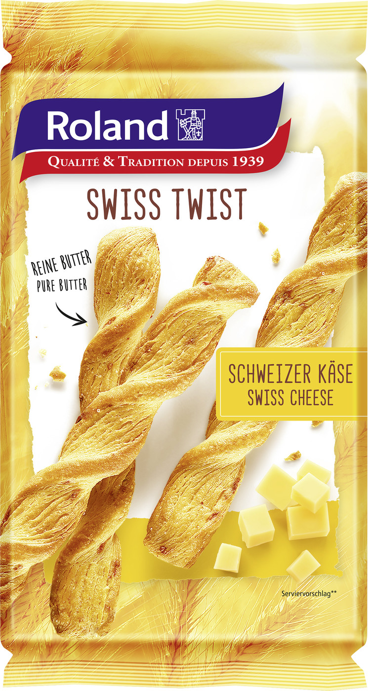 Roland Swiss Twist Swiss Cheese 100G
