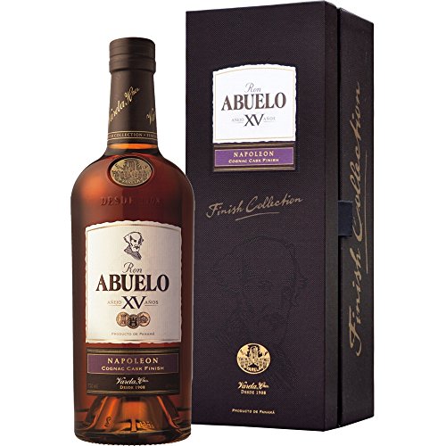 Ron Abuelo Añejo XV Años NAPOLEON Cognac Cask Finish 40% Vol. 0,7 l + GB von Abuelo