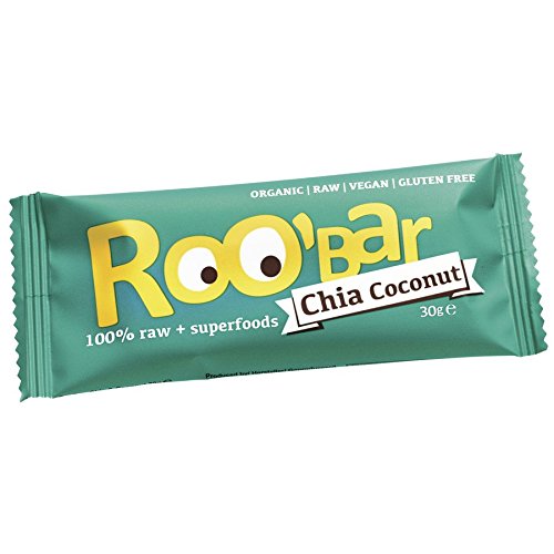 Roobar Bio Rohkostriegel Chia & Coconut (40 x 30 gr) von Roo'Bar