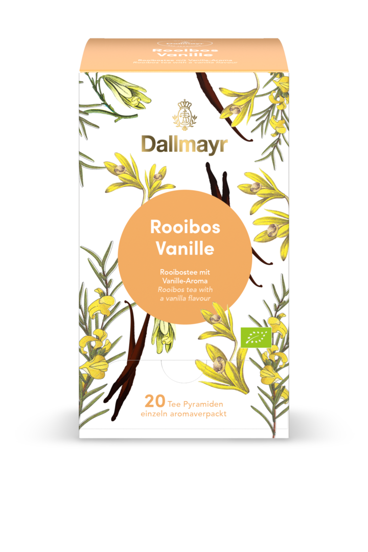 Rooibos Vanille Bio Aromatisierter Rooibostee Vanille von Alois Dallmayr Kaffee OHG