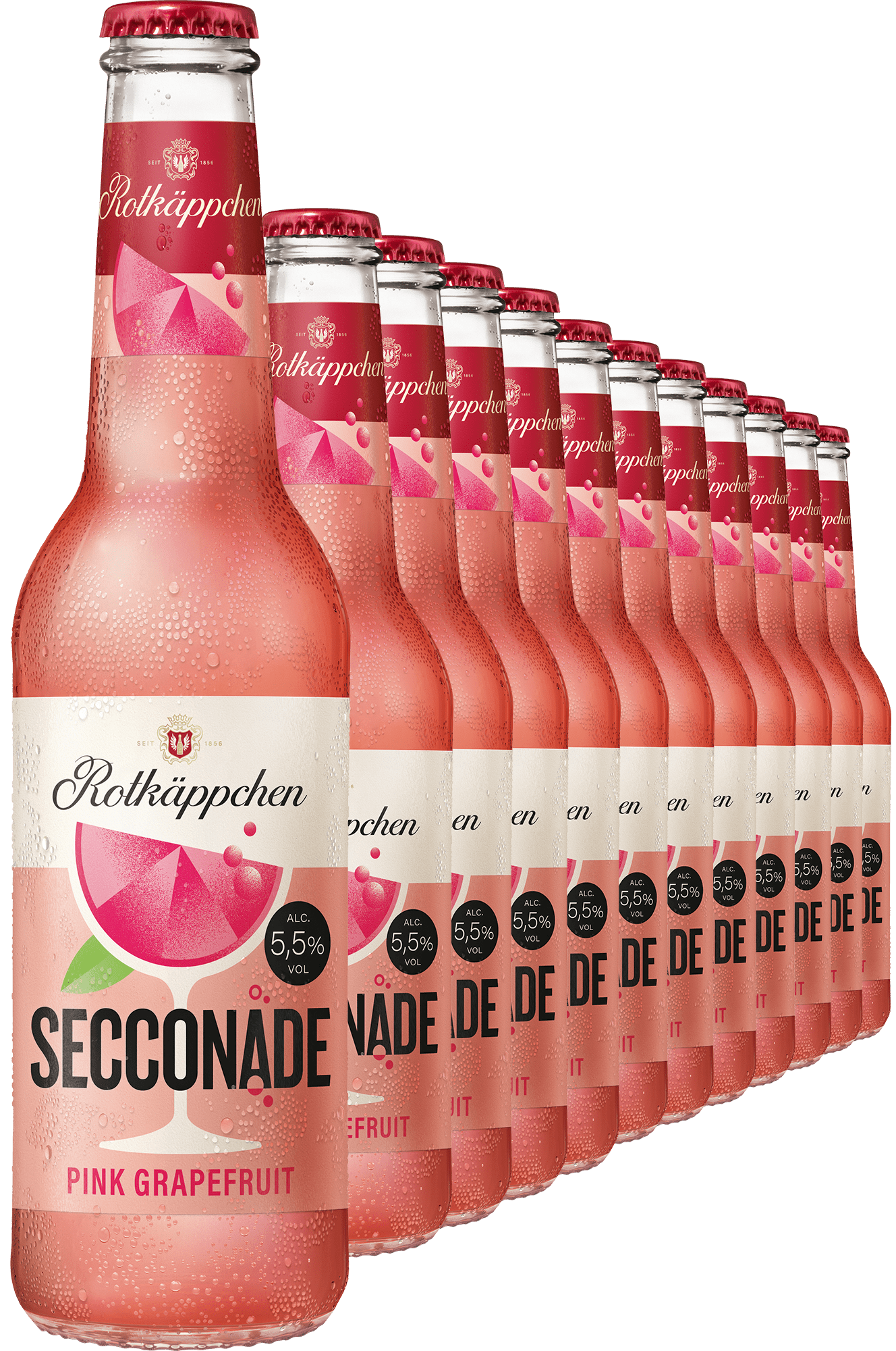 Rotkäppchen Secconade Pink Grapefruit im 12er-Vorratspaket Rotkäppchen Secconade Pink Grapefruit im 12er-Vorratspaket