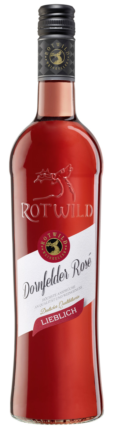 Rotwild Dornfelder Rosé lieblich 0,75L - Etikett verschmutzt/beschädigt Rotwild Dornfelder Rosé lieblich 0,75L - Etikett verschmutzt/beschädigt