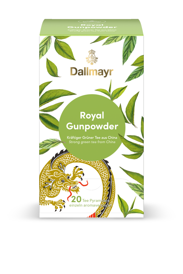 Royal Gunpowder Kräftiger Grüner Tee aus China von Alois Dallmayr Kaffee OHG