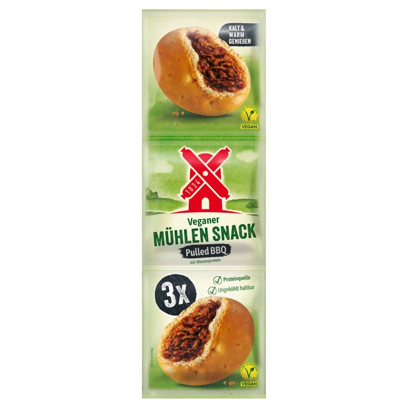 Rügenwalder Mühle Veganer Mühlen Snack Paulled Pork 3x 40G