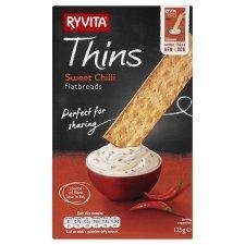 Ryvita Thins Sweet Chilli 125g - Pack of 6 by Ryvita Ryvita Thins Sweet Chilli 125g - Pack of 6 by Ryvita von Ryvita