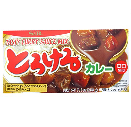 S and B Torokeru Milde Mix Currysauce 200 g (3er Pack) von S & B