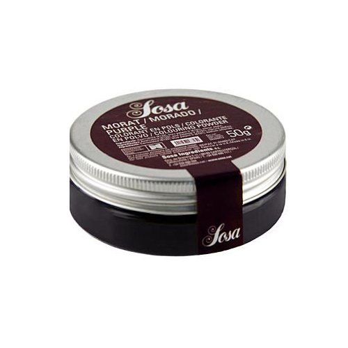 SOSA Lebensmittelfarbe, violett, wasserlösliches Puder, 50g. von Sosa