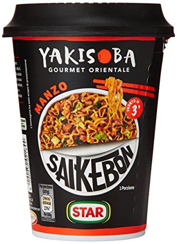 STAR saikebon yakisoba Gourmet orientalisch mit Rindfleisch 93 gr STAR saikebon yakisoba Gourmet orientalisch mit Rindfleisch 93 gr