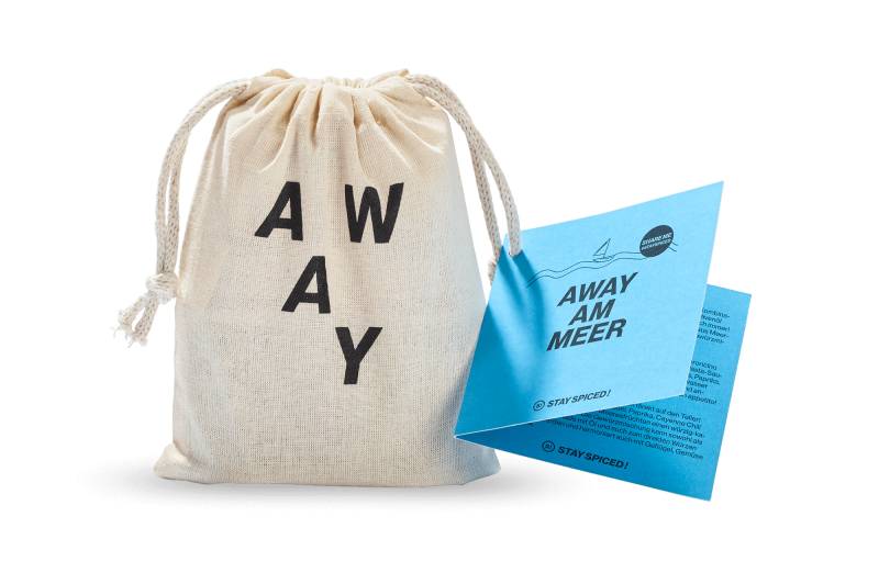 AWAY am Meer | Gewürze  Set | 4 Gewürze im Jutebeutel