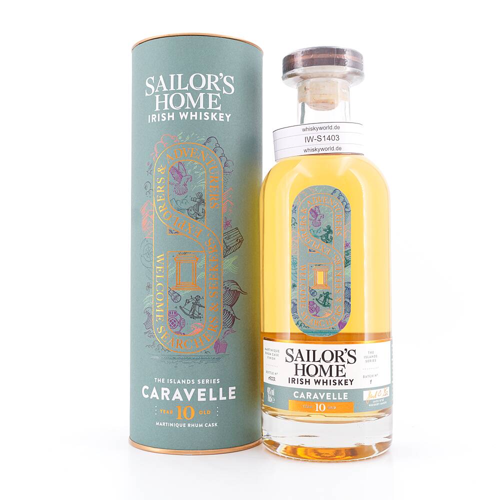 Sailor's Home Caravelle 10 Jahre Martinique Rum 0,70 L/ 46.0% vol Sailor's Home Caravelle 10 Jahre Martinique Rum 0,70 L/ 46.0% vol
