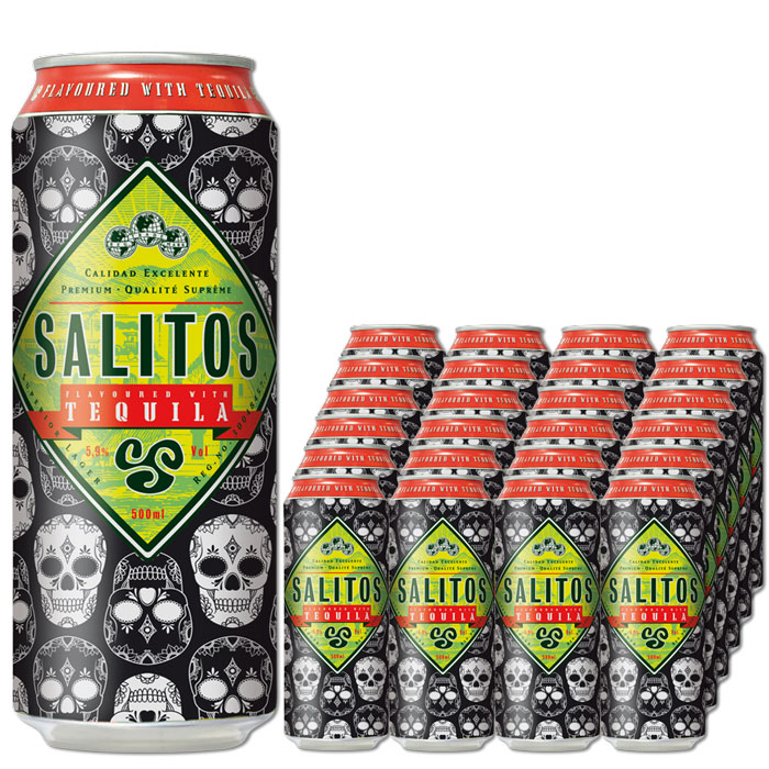 Salitos Original Agave Flavoured Beer 24x0,5L Salitos Original Agave Flavoured Beer 24x0,5L