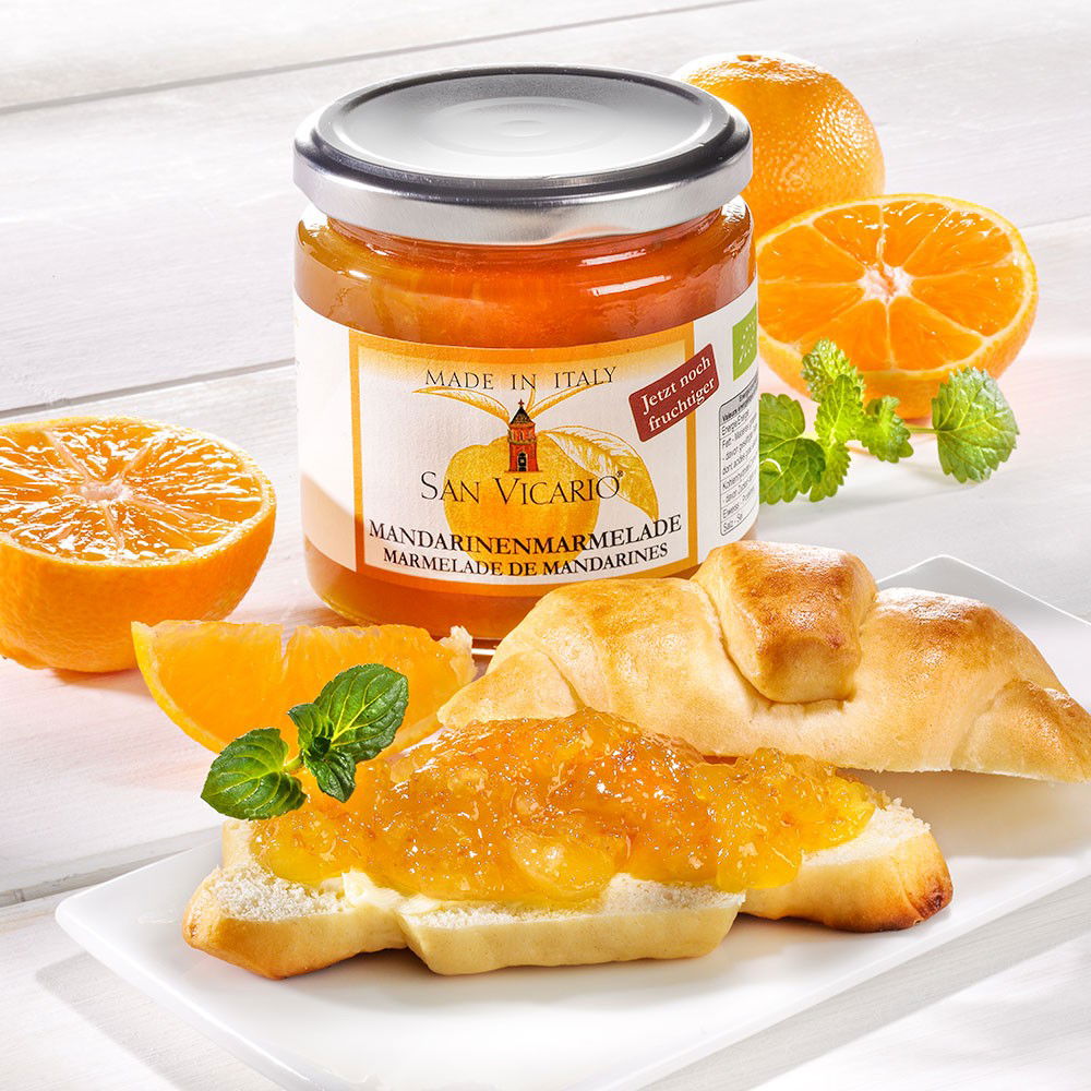 San Vicario Mandarinenmarmelade Bio San Vicario Mandarinenmarmelade Bio von Mediterraneo Feinkost