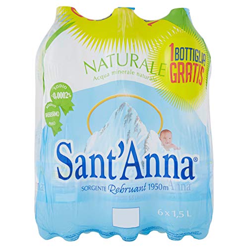 Sant'Anna Natürliches Wasser Quelle Vinadio, 6 x 1,5 l Sant'Anna Natürliches Wasser Quelle Vinadio, 6 x 1,5 l von Sant'Anna