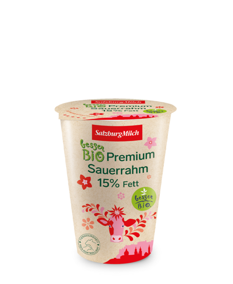 Sauerrahm 15% Bio Sauerrahm 15% Bio von SalzburgMilch GmbH