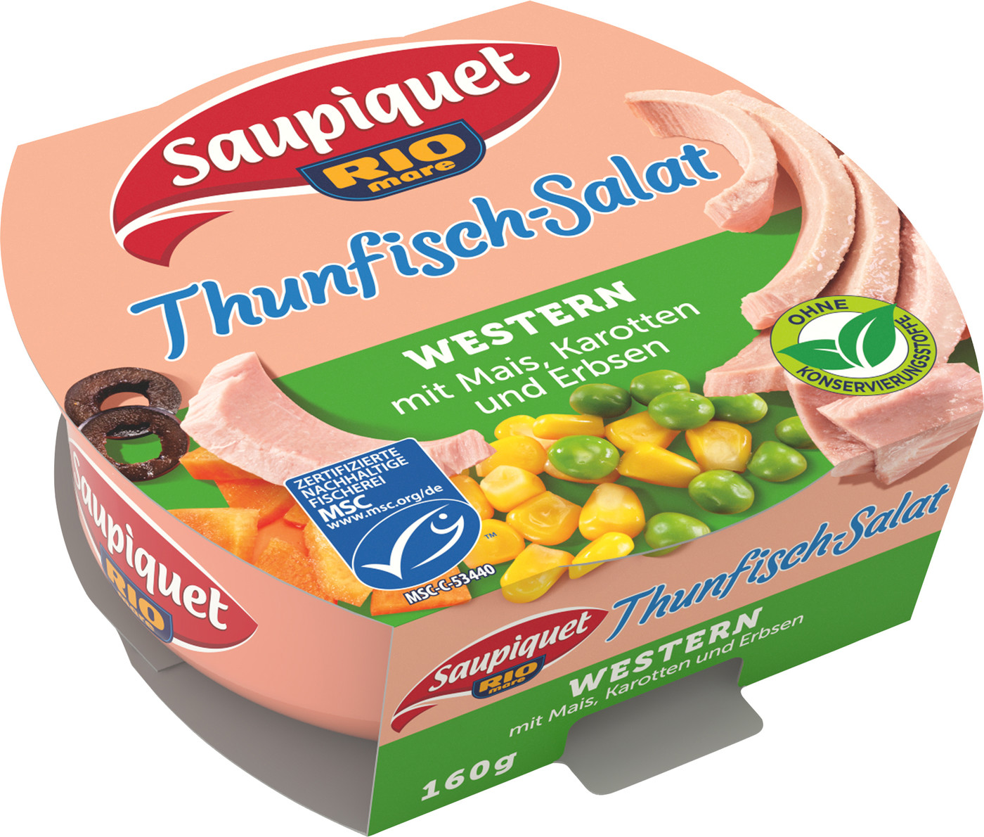 MSC Saupiquet Thunfisch-Salat Western 160g MSC Saupiquet Thunfisch-Salat Western 160g