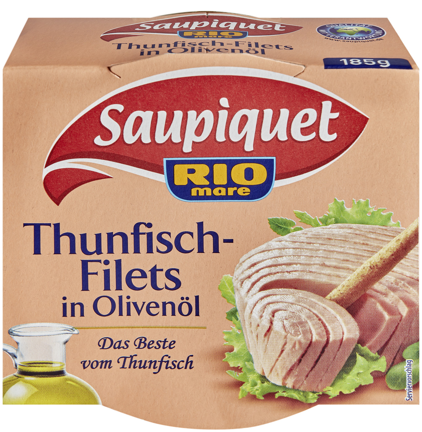 Saupiquet Thunfisch-Filets in Olivenöl 185g