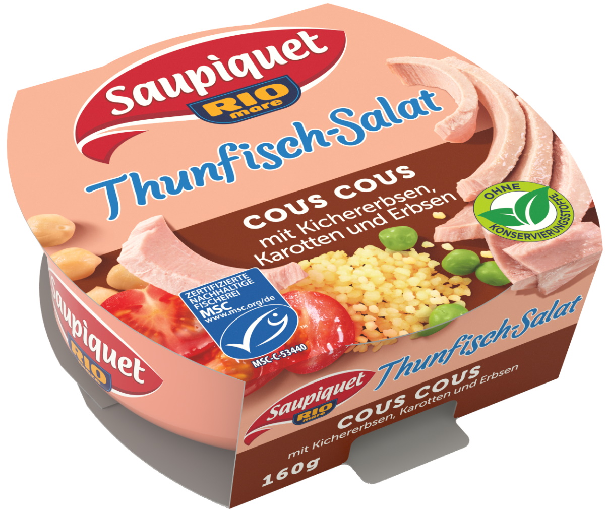 Saupiquet Thunfisch-Salat Cous Cous 160G Saupiquet Thunfisch-Salat Cous Cous 160G