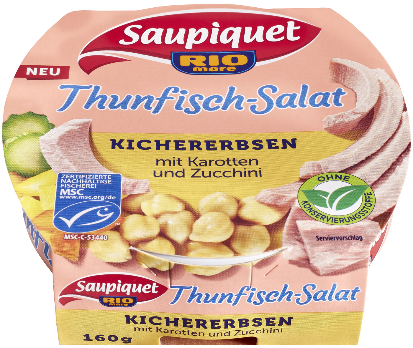 Saupiquet Thunfisch-Salat Kichererbsen 160G Saupiquet Thunfisch-Salat Kichererbsen 160G
