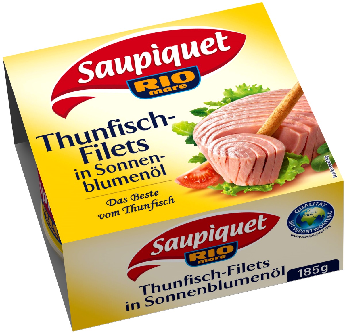 Saupiquet Thunfischfilets in Sonnenblumenöl 185G Saupiquet Thunfischfilets in Sonnenblumenöl 185G