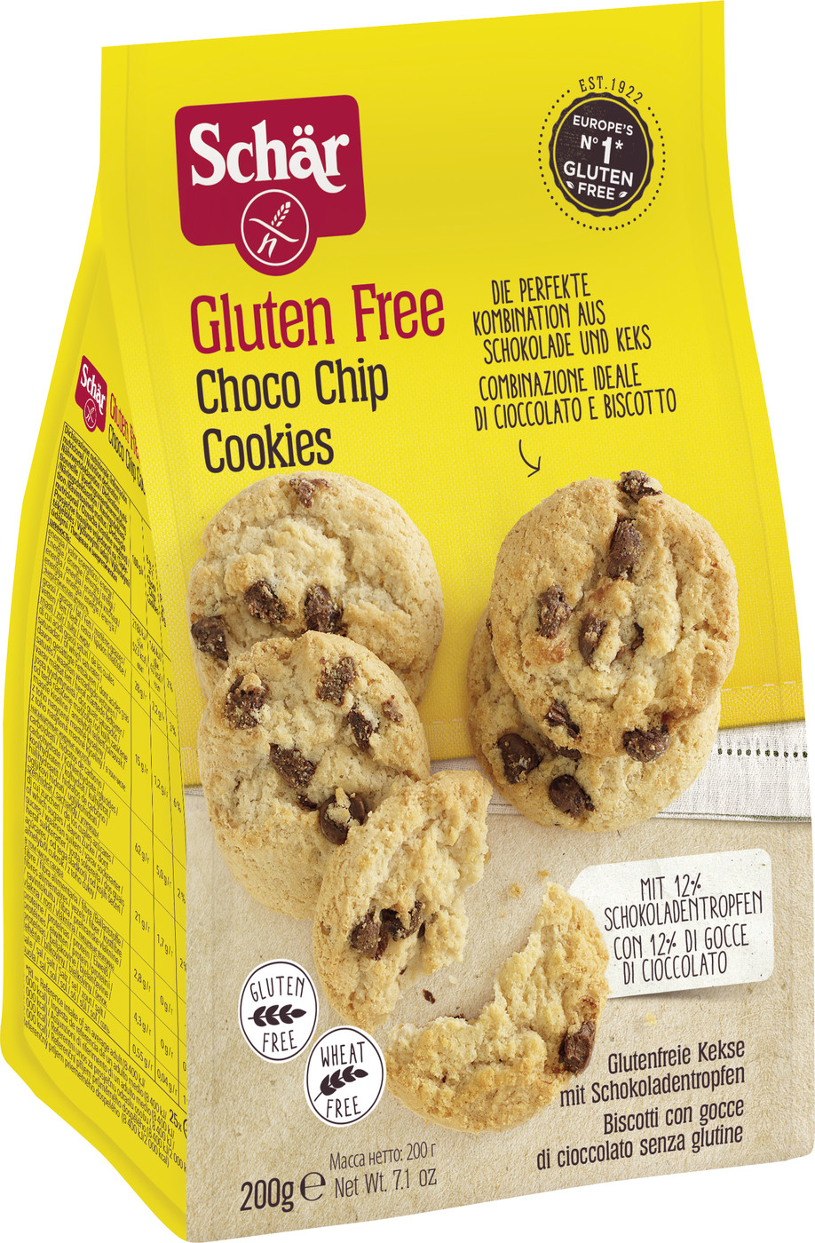 Schär Choco Chip Cookie glutenfrei 200G
