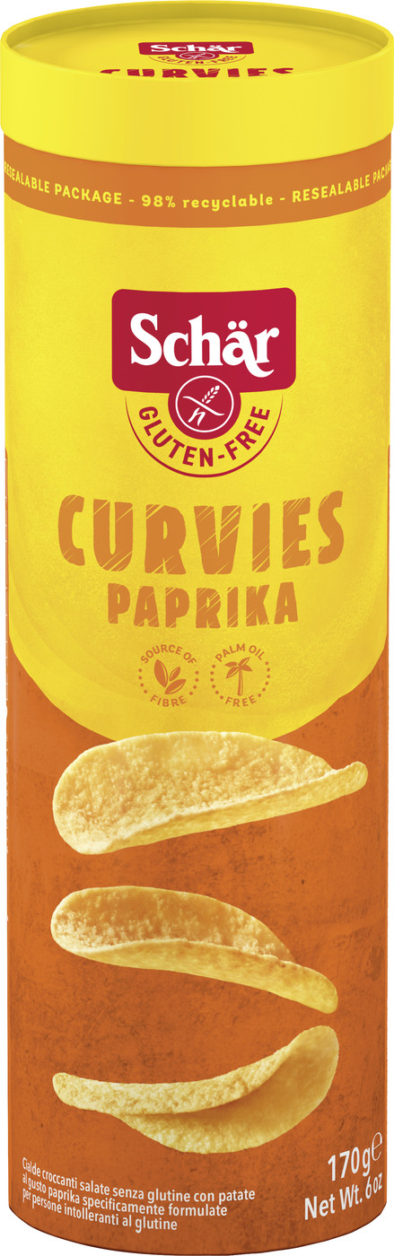 Schär Curvies Paprika 170G Schär Curvies Paprika 170G