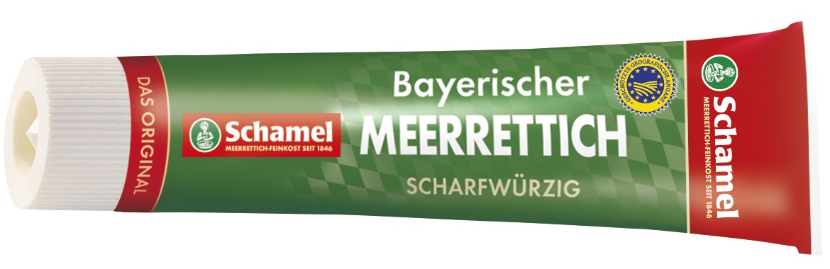 Schamel Bayerischer Meerrettich scharfwürzig 90G Schamel Bayerischer Meerrettich scharfwürzig 90G