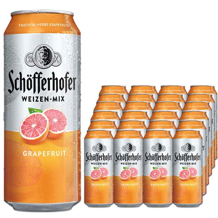 Schöfferhofer Weizen-Mix Grapefruit 24x0,5L Schöfferhofer Weizen-Mix Grapefruit 24x0,5L